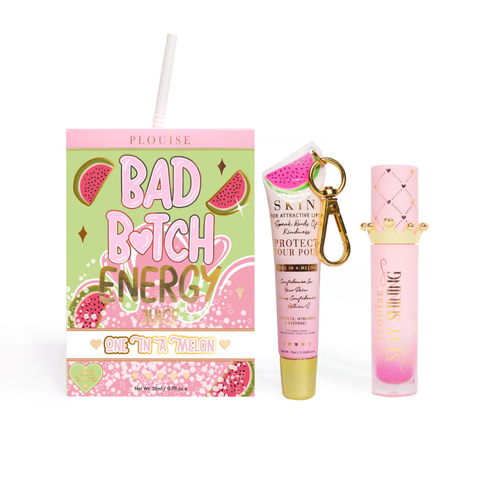 Bad Bitch Energy Balsam de buze și ulei de buze Duo