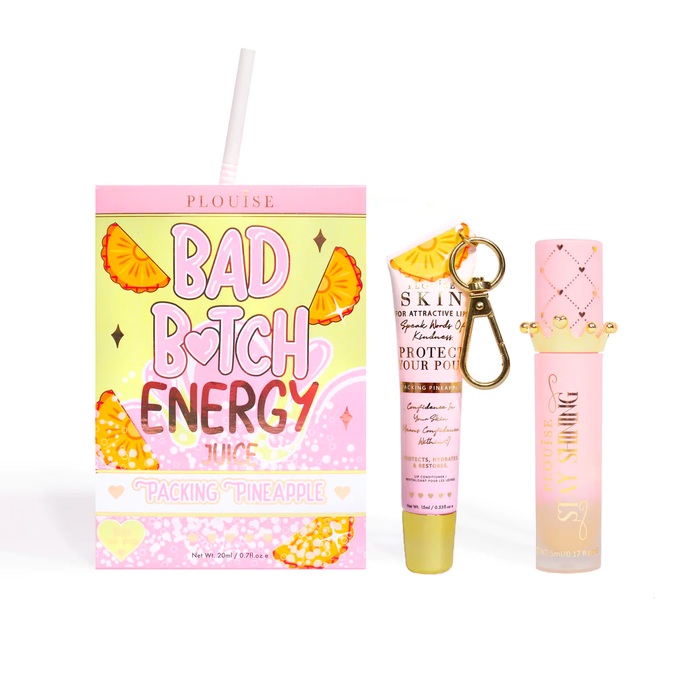 Bad Bitch Energy Balsam de buze și ulei de buze Duo