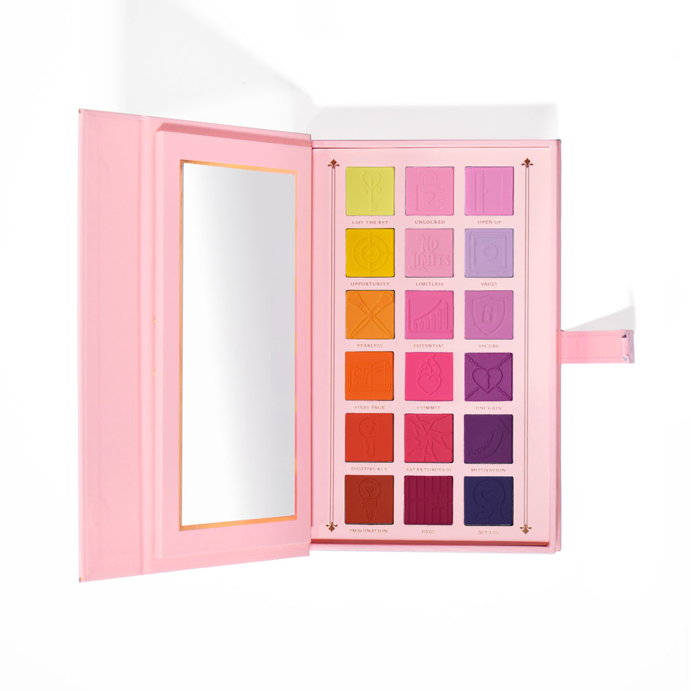 Deblocați-vă paleta de farduri de pleoape Rainbow Creativity