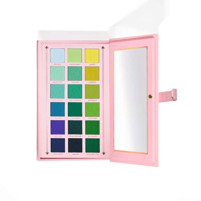 Deblocați-vă paleta de farduri de pleoape Rainbow Creativity