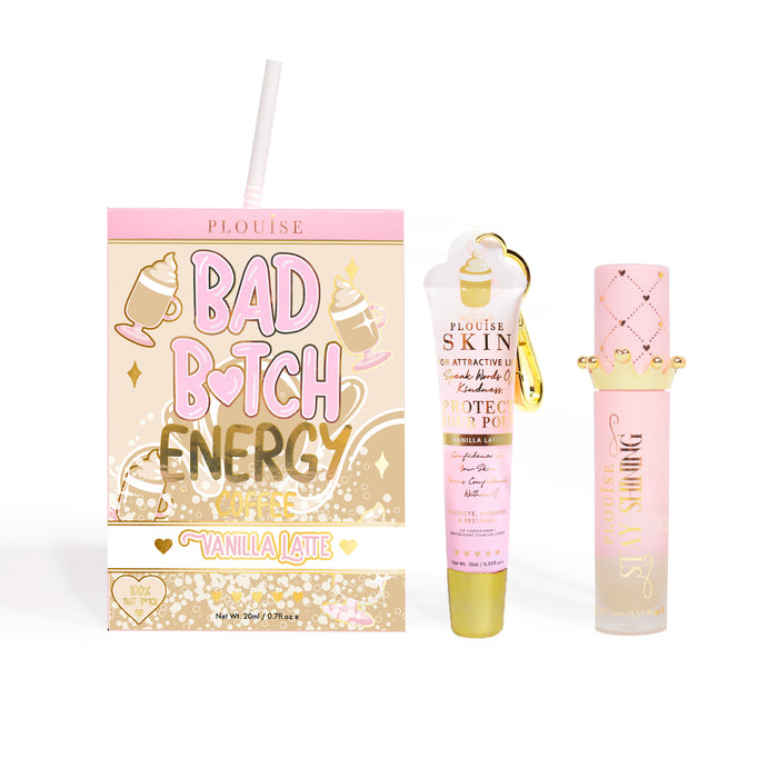 Bad Bitch Energy Balsam de buze și ulei de buze Duo